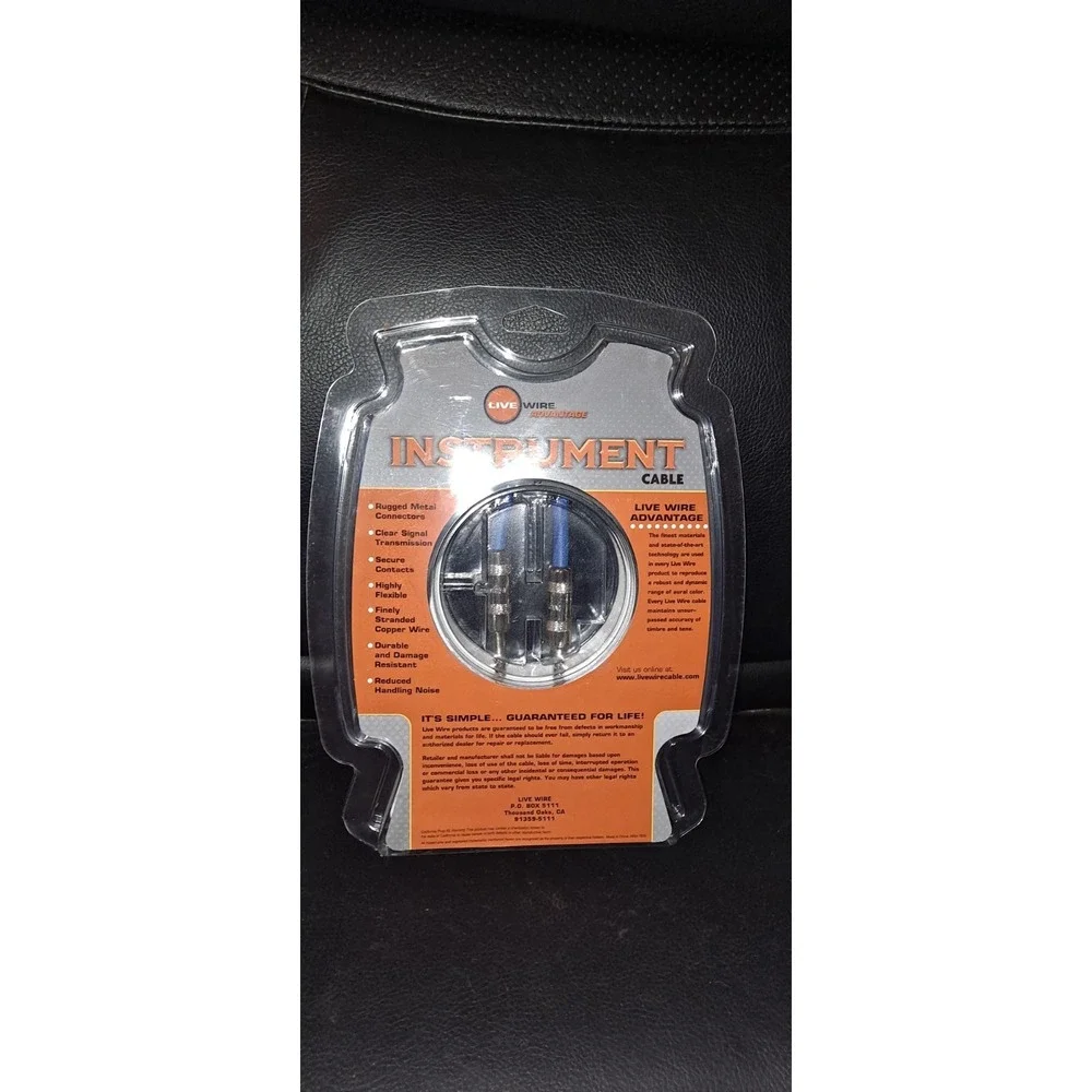Livewire Advantage Instrument  Inst Cable EG10 10 ft.‎